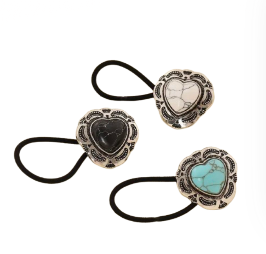 Southern Turquoise Heart Agate Pony Holder