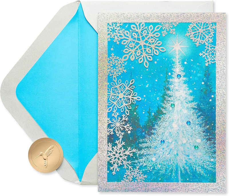 Papyrus Christmas Card - Peace and Joy