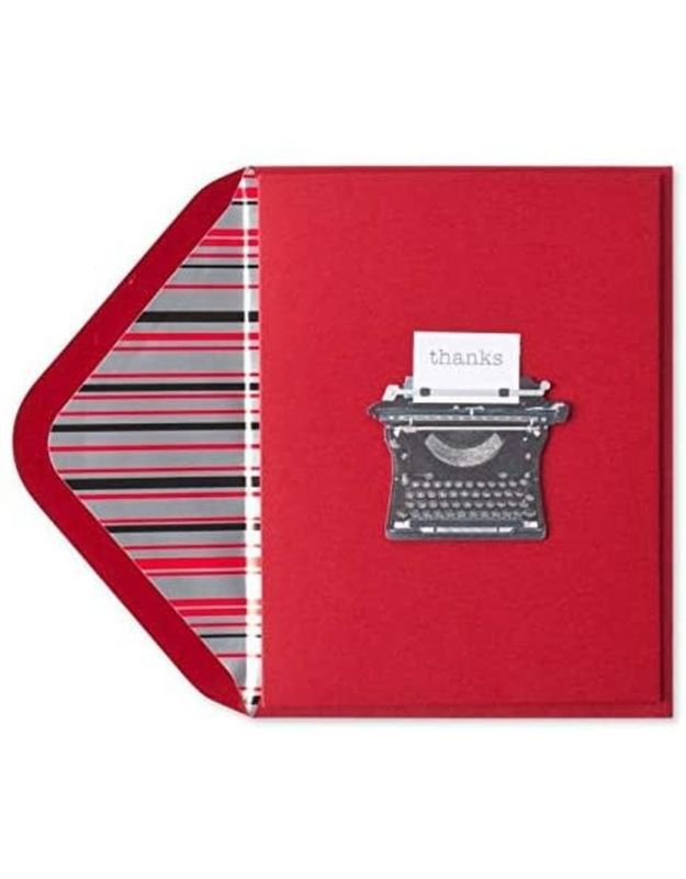 Papyrus 3D Embellished Thank You Card