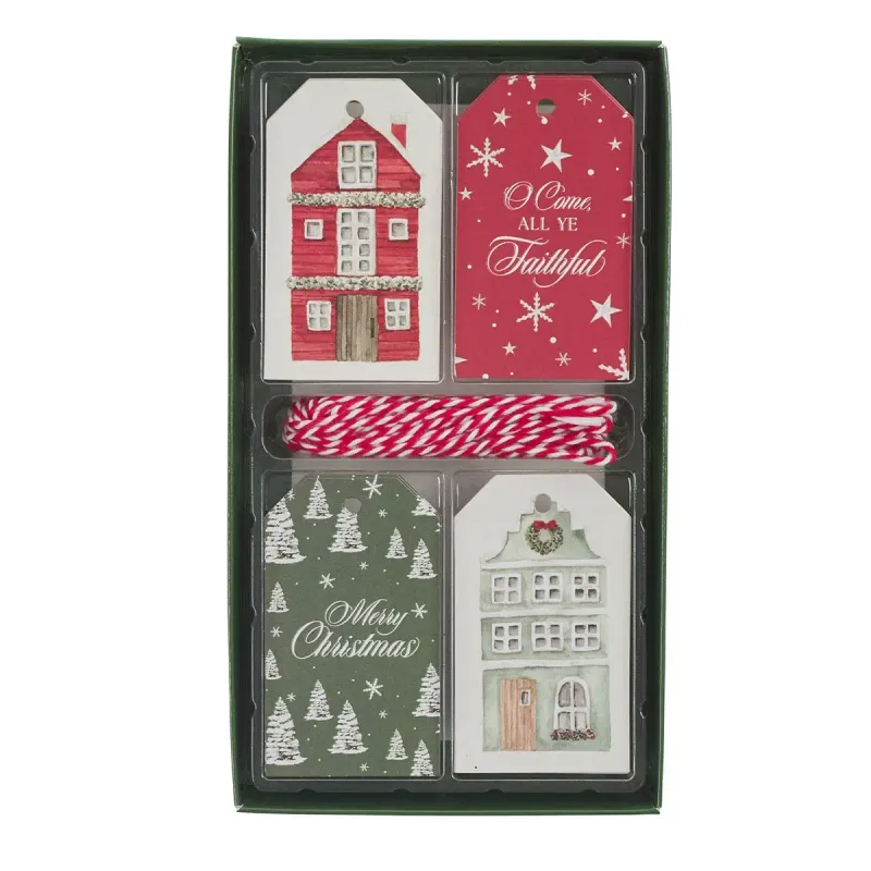 16PC Holiday Gift Tags Christmas Home