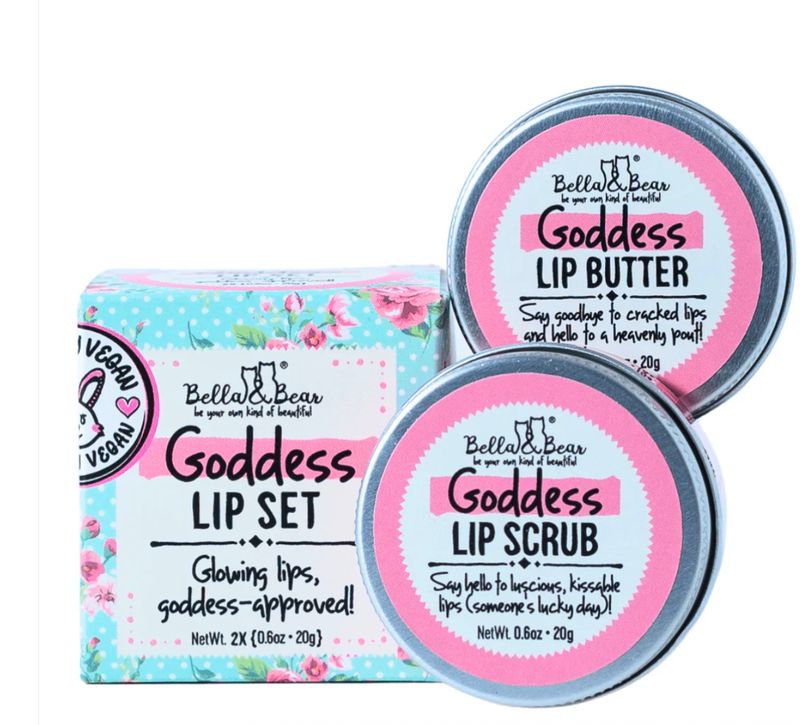 Mango &amp; Pineapple Goddess Lip Set - Lip Scrub &amp; Lip Butter