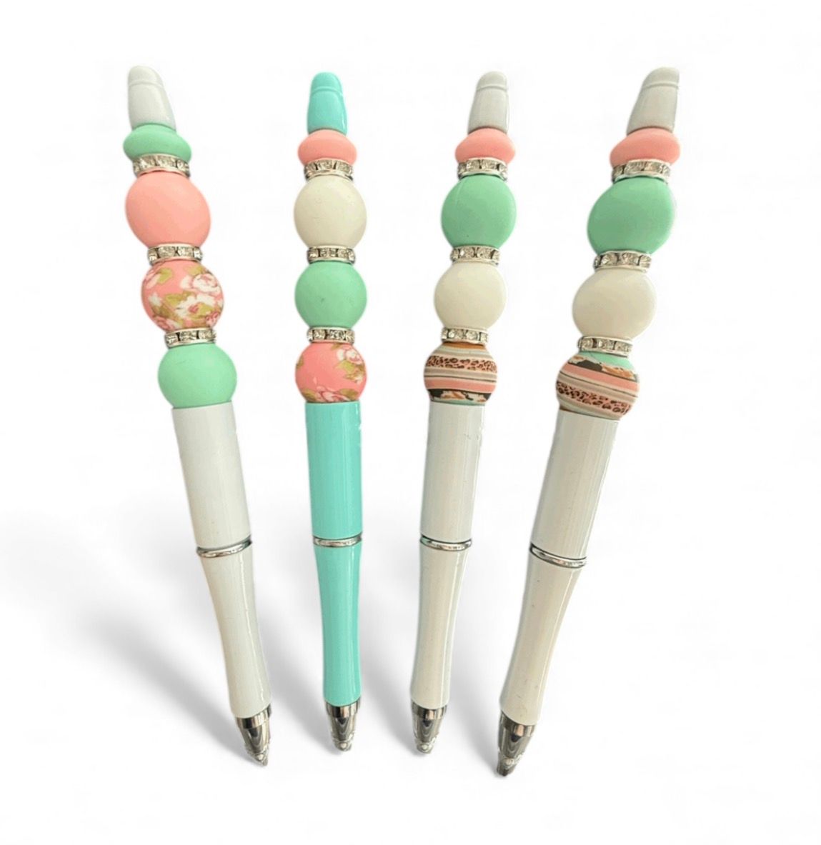 Pastel Rhinestone Beaded Pens