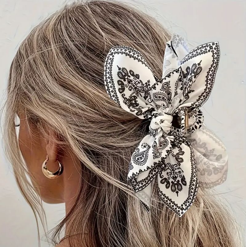 Boho Chic Bandana Jaw Hair Clip