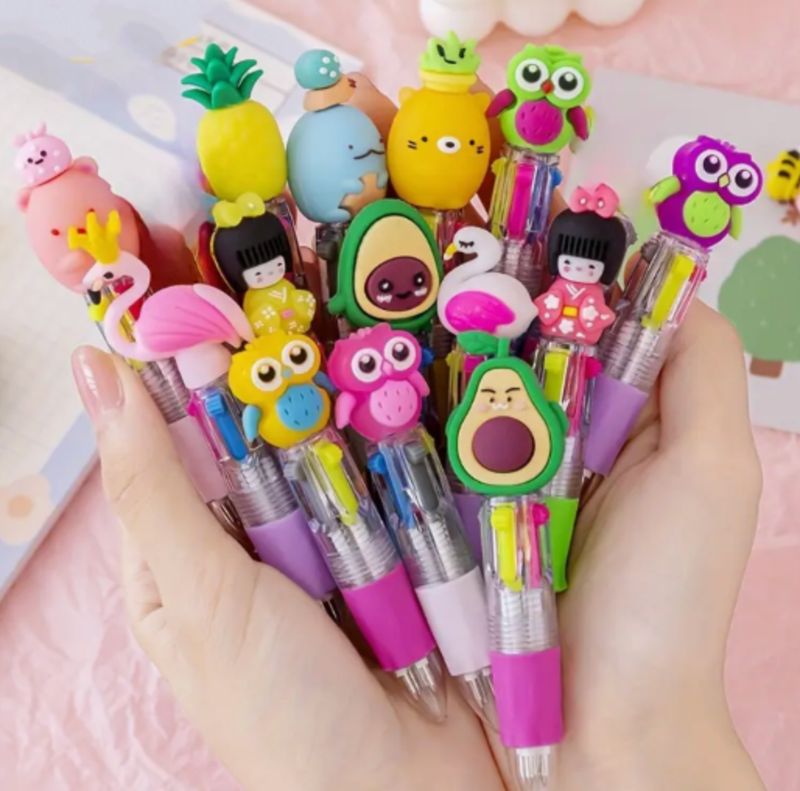 Kawaii 4-in-1 Ballpoint Kids Pens