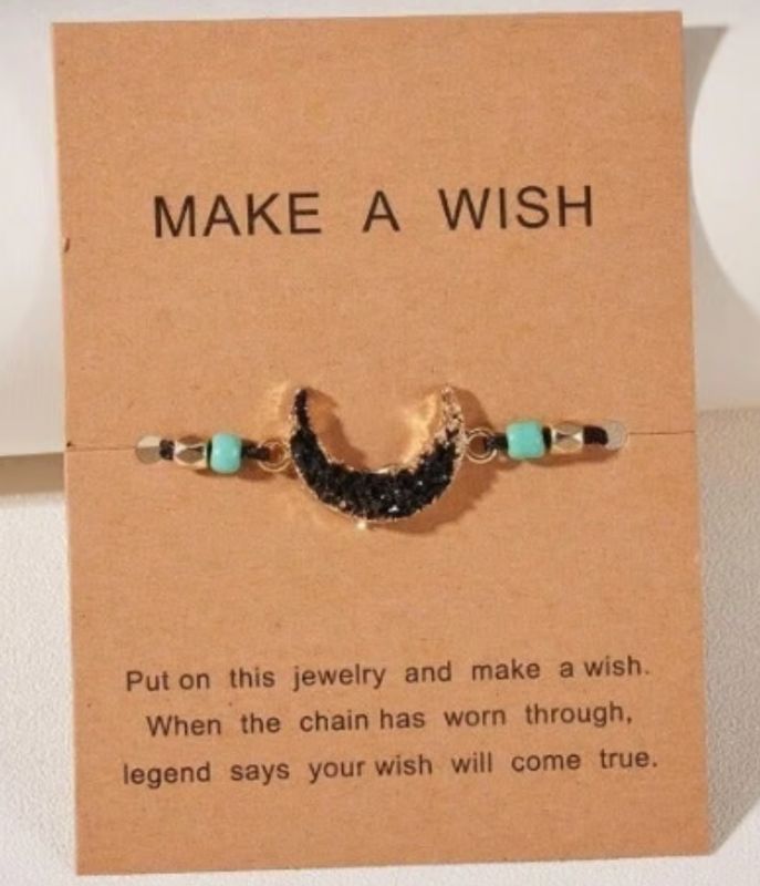 Black Moon Make A Wish Bracelet