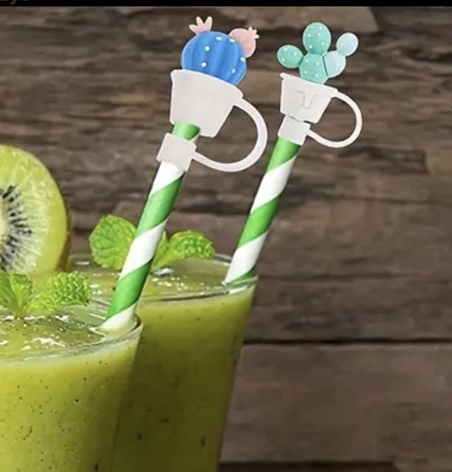 Cactus Reusable Straw Topper