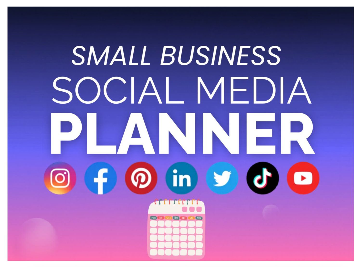 Social Media Planner - 8 Platforms To Choose From