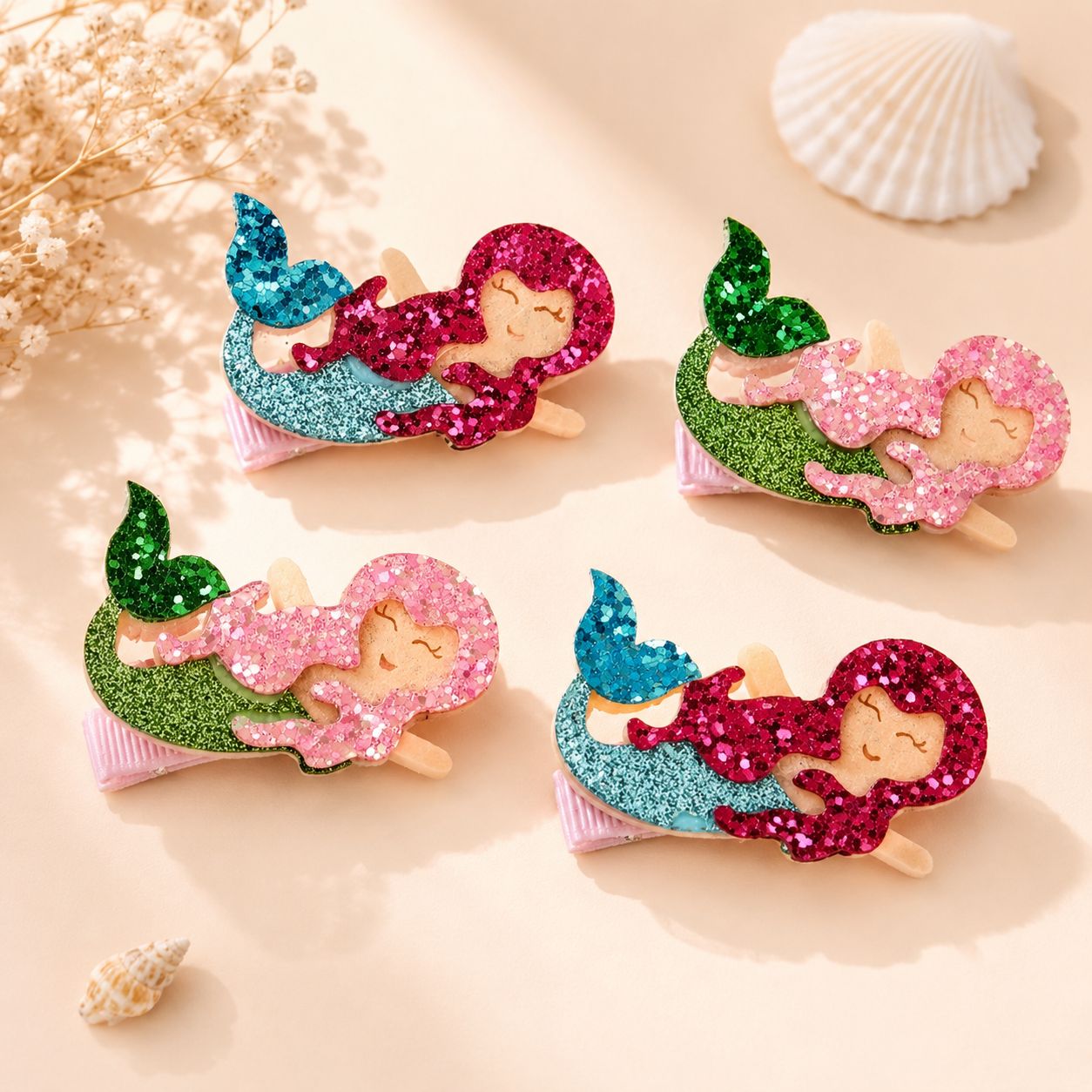 Girls Sparkling Mermaid Hair Clip