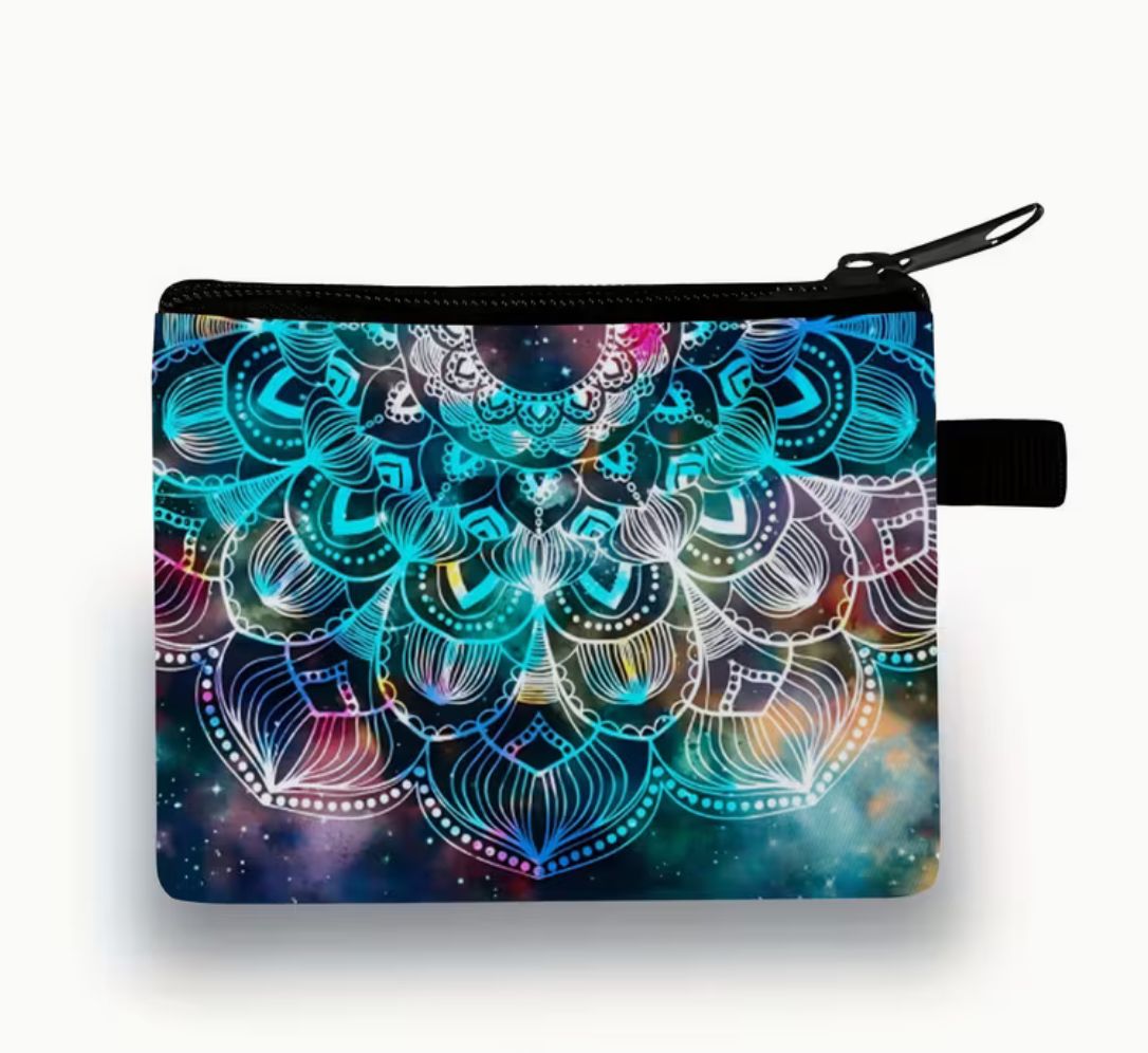 Boho Mandala Coin  Bag