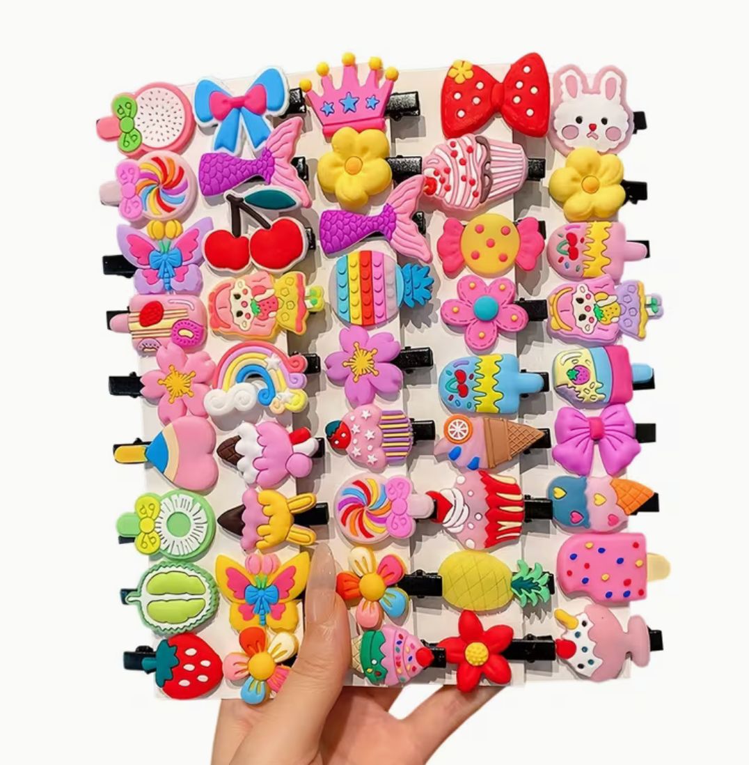 Random 2 Piece Mix &amp; Match Girls Hair Clips