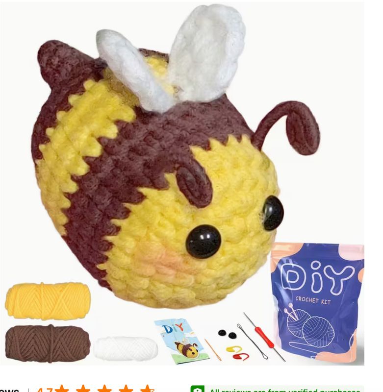 DIY Chubby Bee Crochet Kit