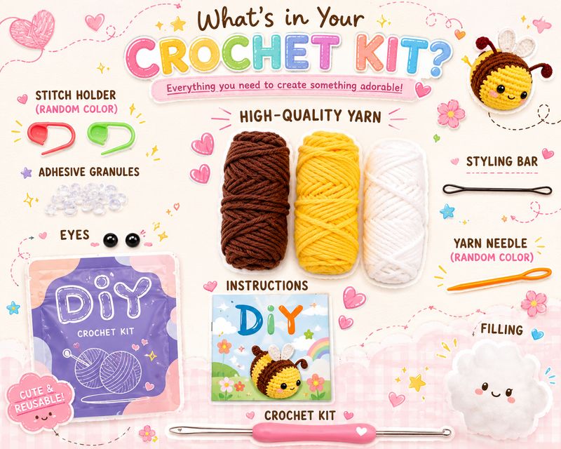 DIY Chubby Bee Crochet Kit
