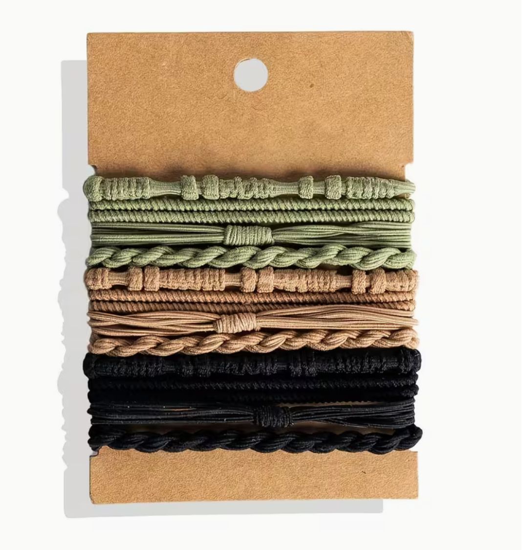 Boho Style Braided Hair Tie Bracelets