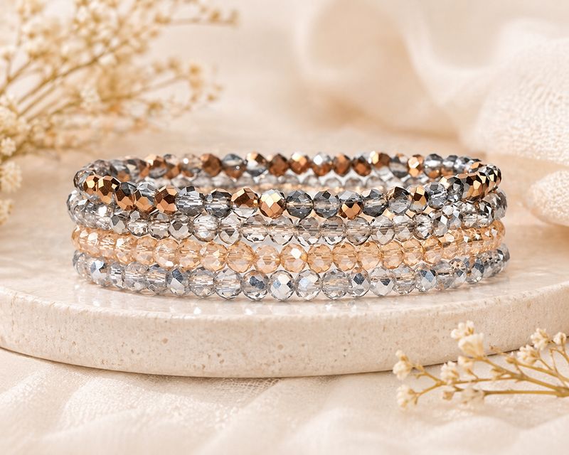 Luxe Shimmer Bracelet Stack