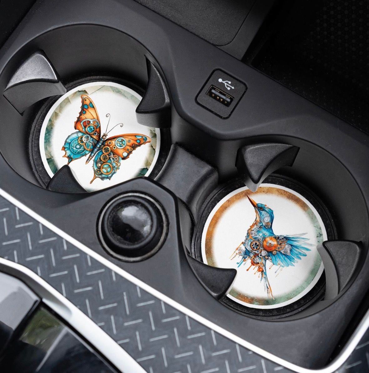 Artful Nature Car Coasters