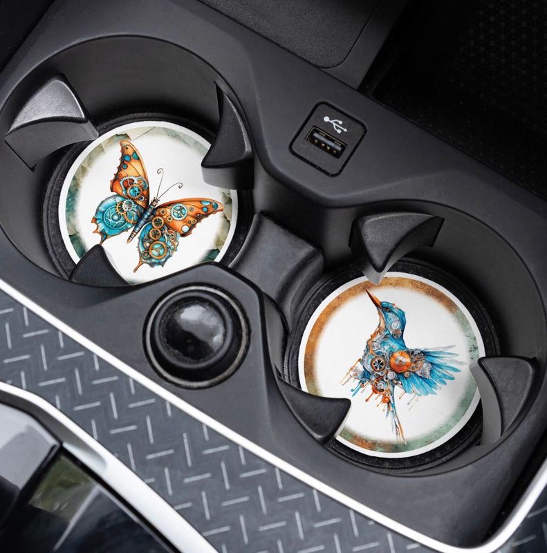 Artful Nature Car Coasters