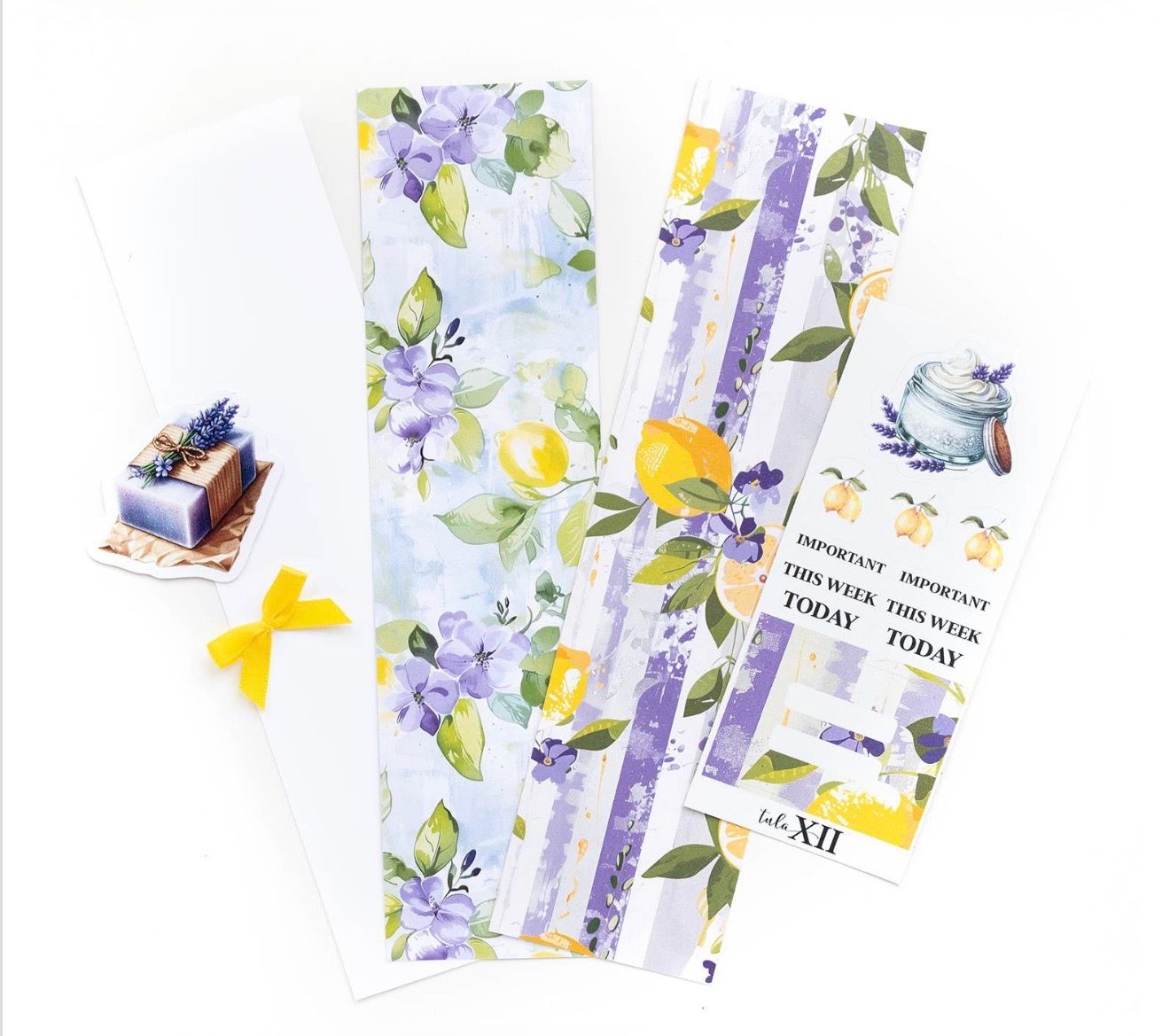 DIY Bookmark Kit - Lavender &amp; Lemon
