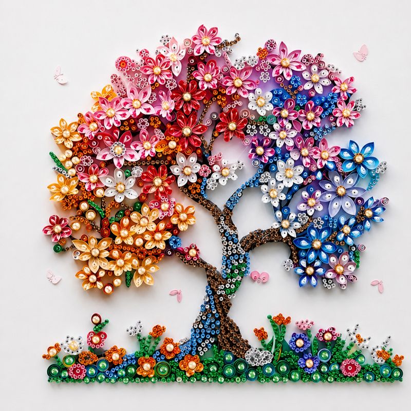 5D Diamond Painting Blossoms of Bliss Tree