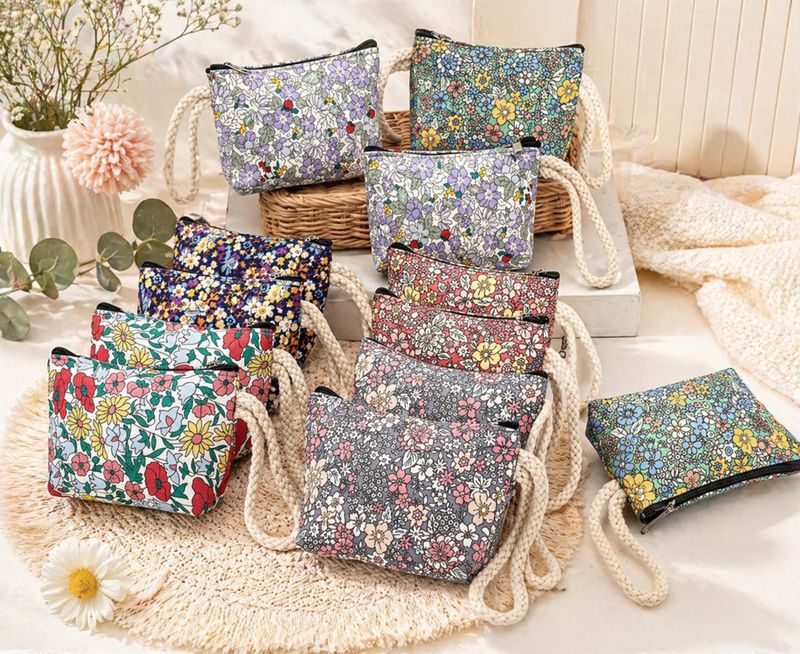 Bloom &amp; Go Floral Small Wristlet Pouch