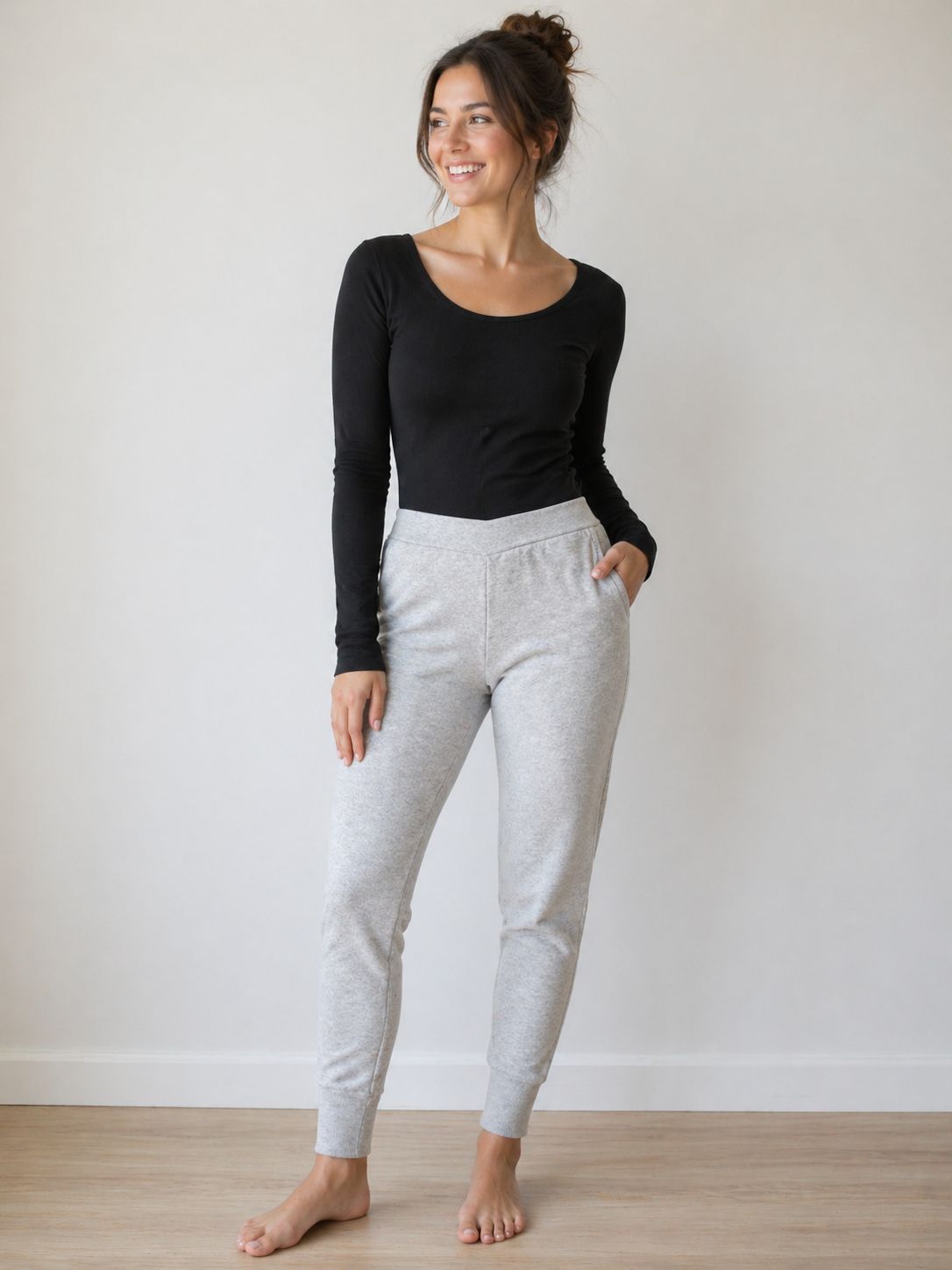 Solid Loungewear Jogger Pants