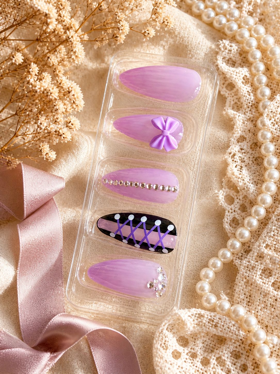 Lavender Luxe Press-On Nail Set