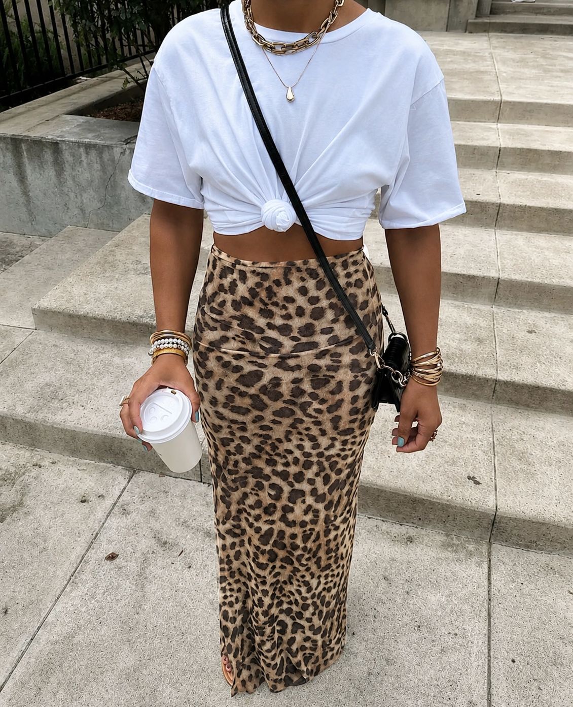Wild Side Mesh Maxi Skirt