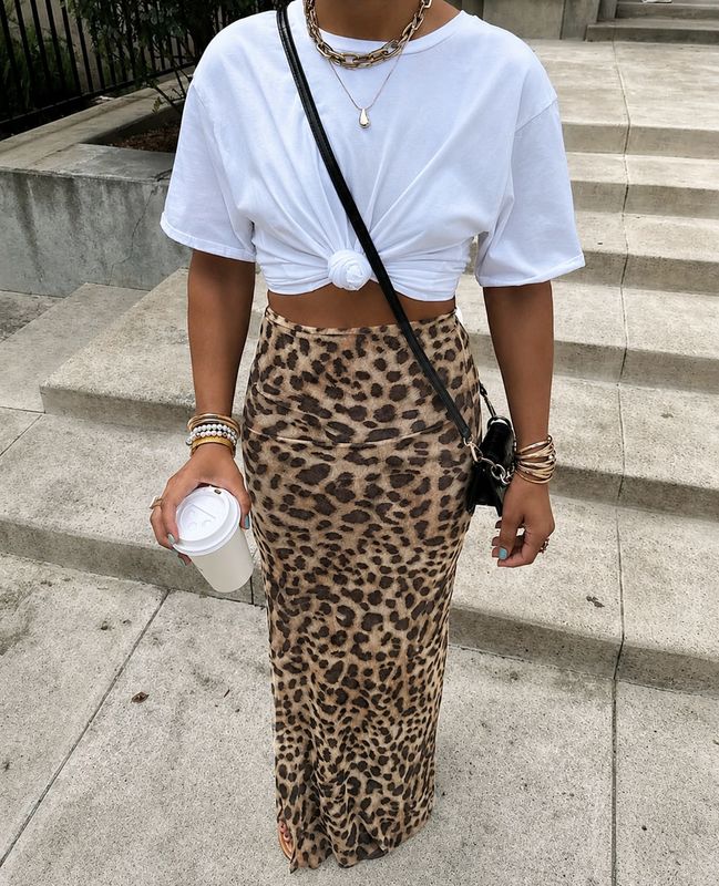 Wild Side Mesh Maxi Skirt