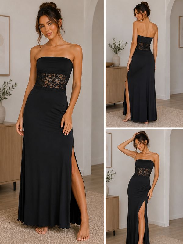 Elegance Lace Maxi Dress