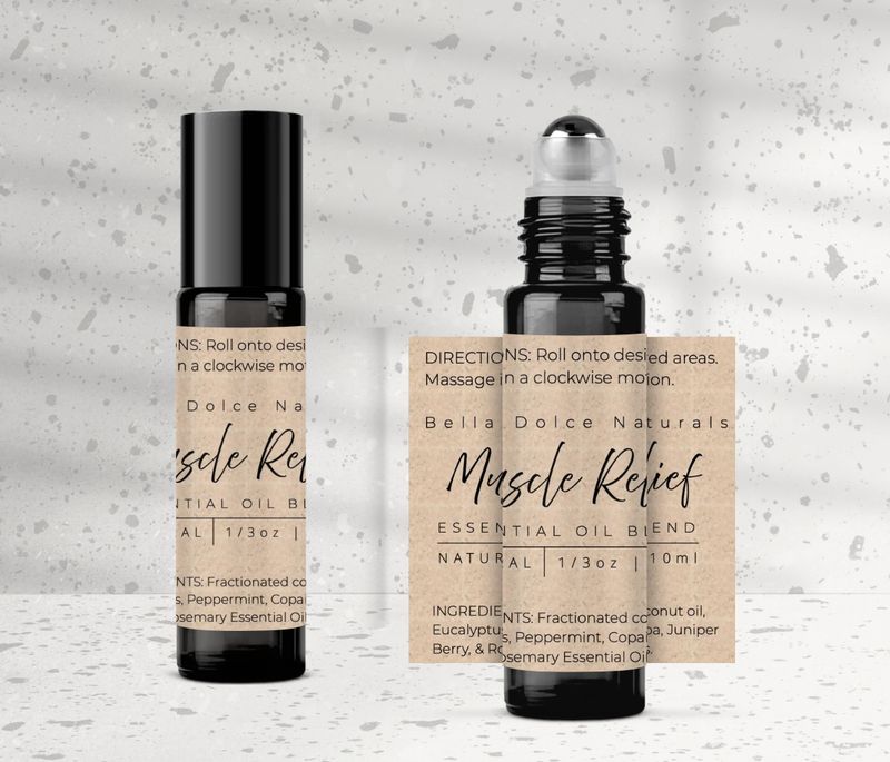 Muscle Relief -100% Natural Essential Oil Blend