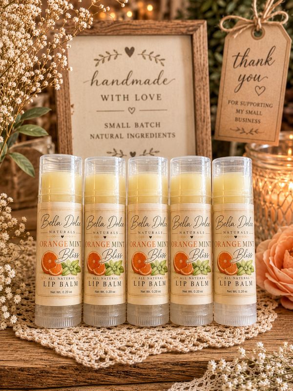 Orange Mint Bliss Lip Balm