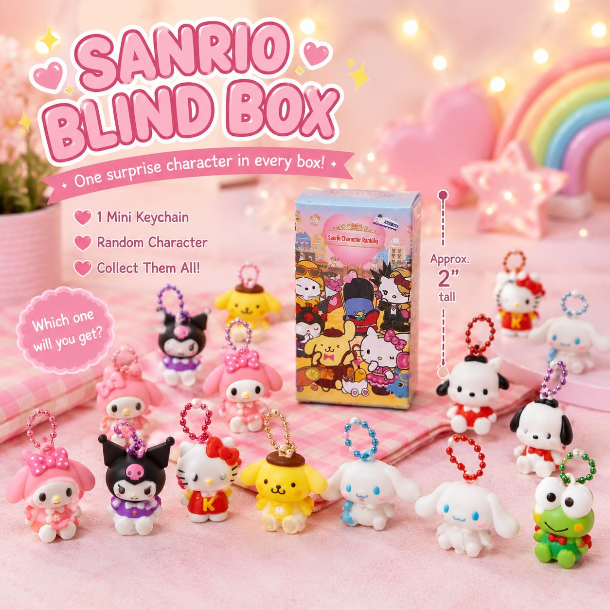 Sanrio Blind Box Mini Keychain Surprise