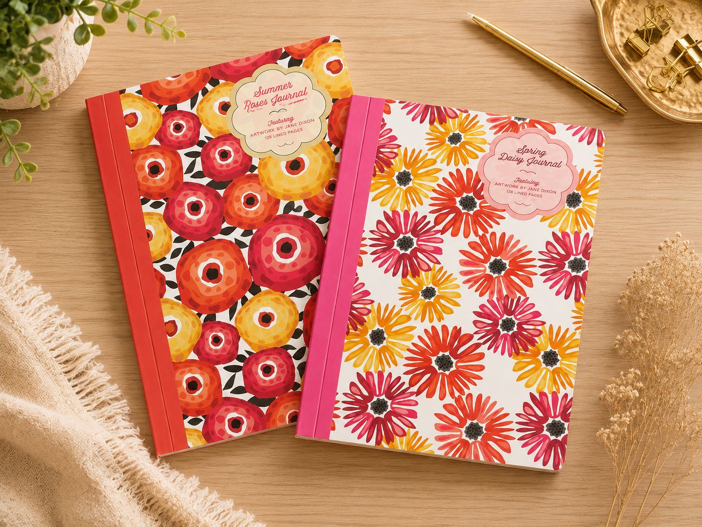 Bloom &amp; Bright Floral Journals