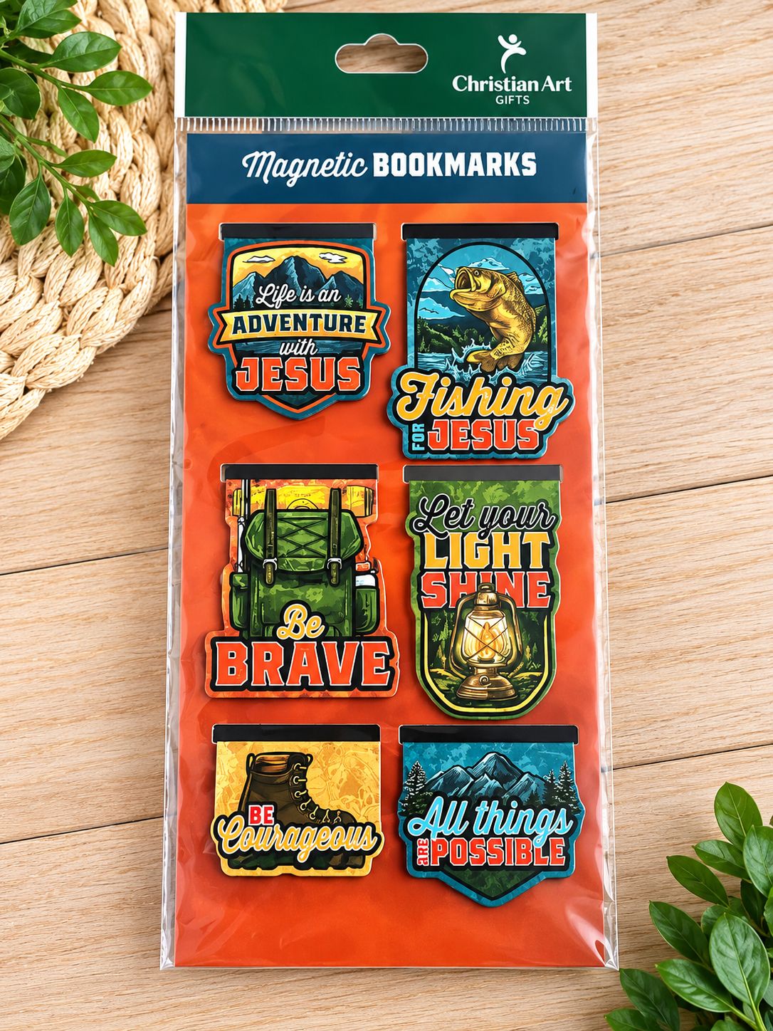Adventure with Jesus Magnetic Bookmark Set – 6 Pack