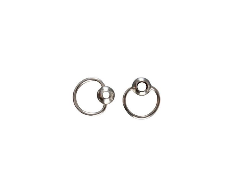 Anello fermafiori in ottone finitura nichel Anello fermafiori in ottone finitura nichel