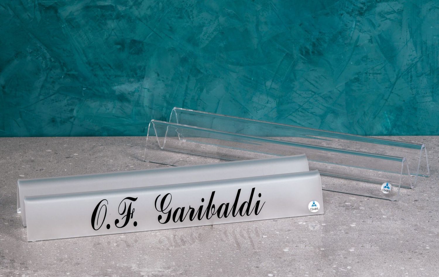 Appoggia coperchio in plex trasparente