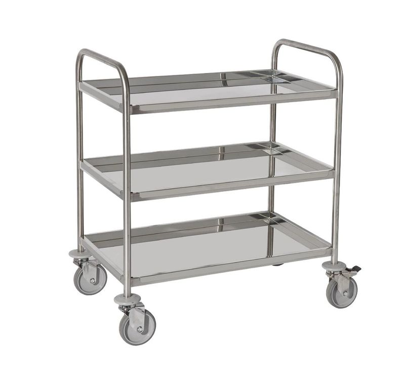 Carrello di servizio con 3 ripiani Carrello di servizio con 3 ripiani
