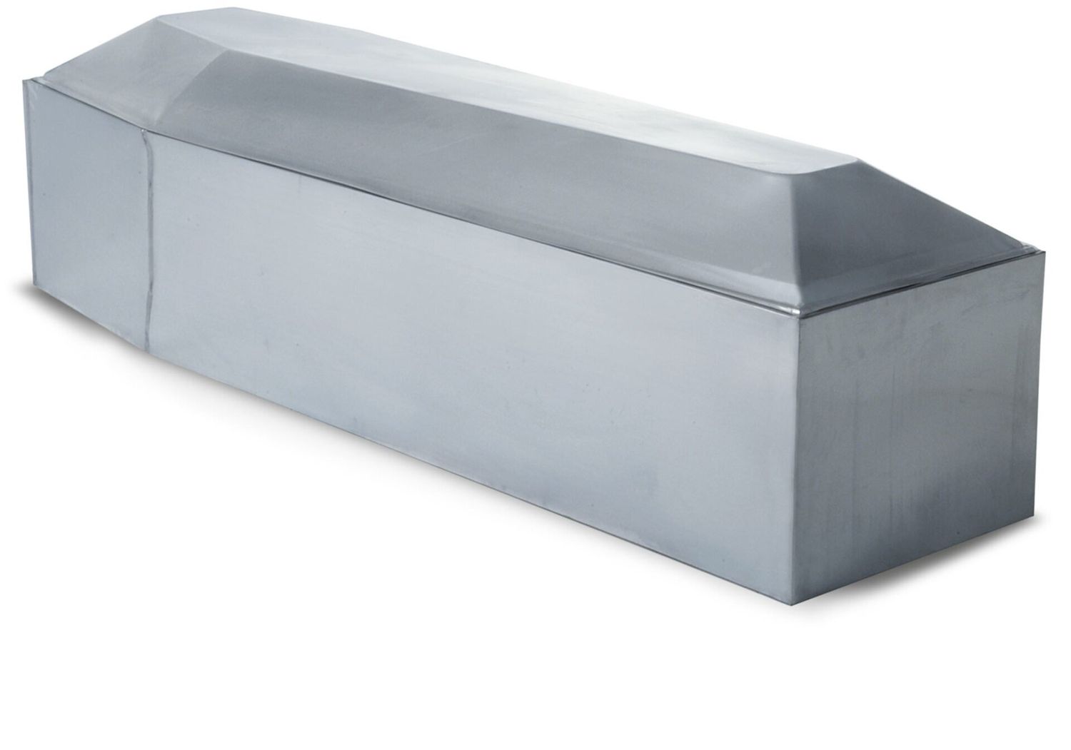 Cassone in zinco per esumazioni spallato Cassone in zinco per esumazioni spallato