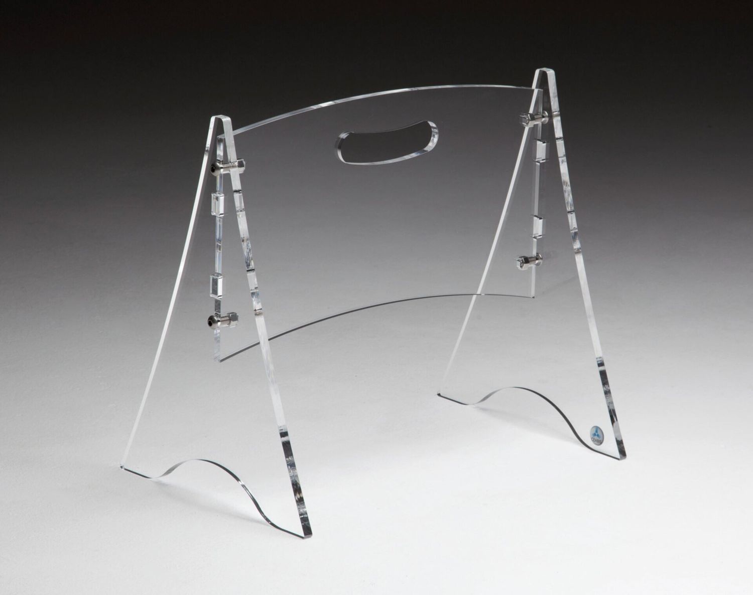 Cavalletto in plex per esposizione cofani Cavalletto in plex per esposizione cofani