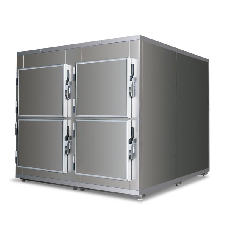 Cella frigorifera quattro posti - 4 porte con apertura frontale Cella frigorifera quattro posti - 4 porte con apertura frontale