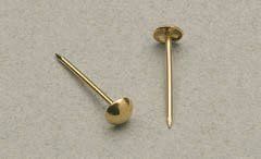 Chiodo ferma croci in acciaio finitura ottone lucido Chiodo ferma croci in acciaio finitura ottone lucido