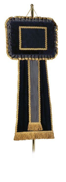 Coccarda in velluto modello Zaffiro Coccarda in velluto modello Zaffiro