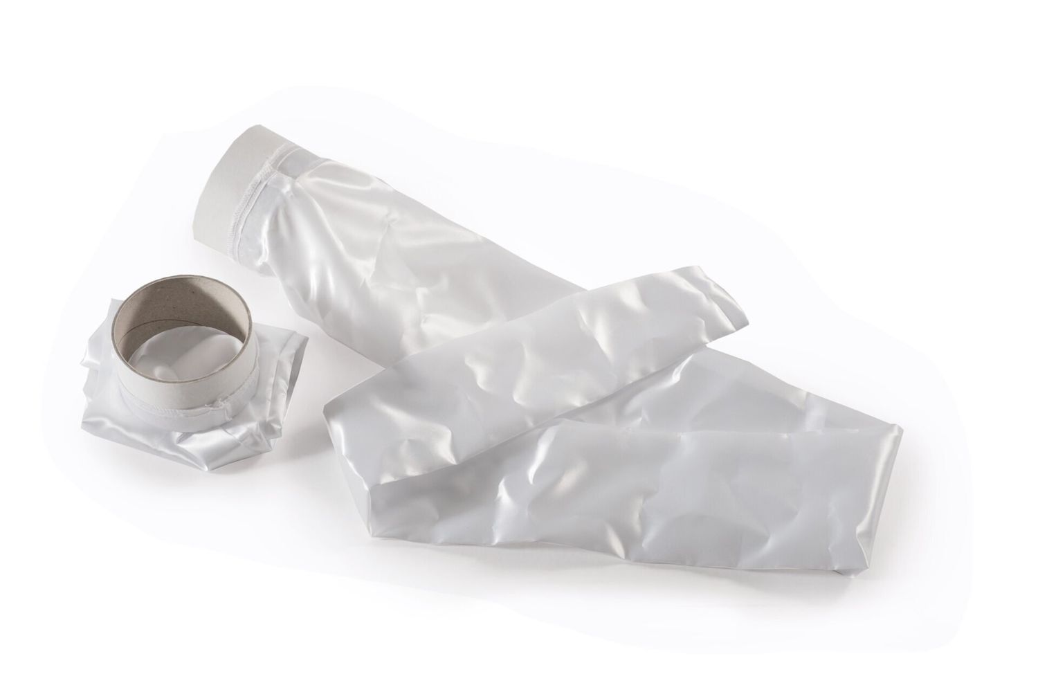 Coppia maniche cartone-tessuto