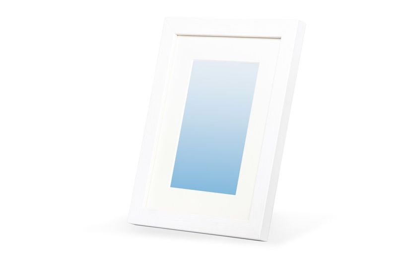 Cornice in legno bianco Cornice in legno bianco