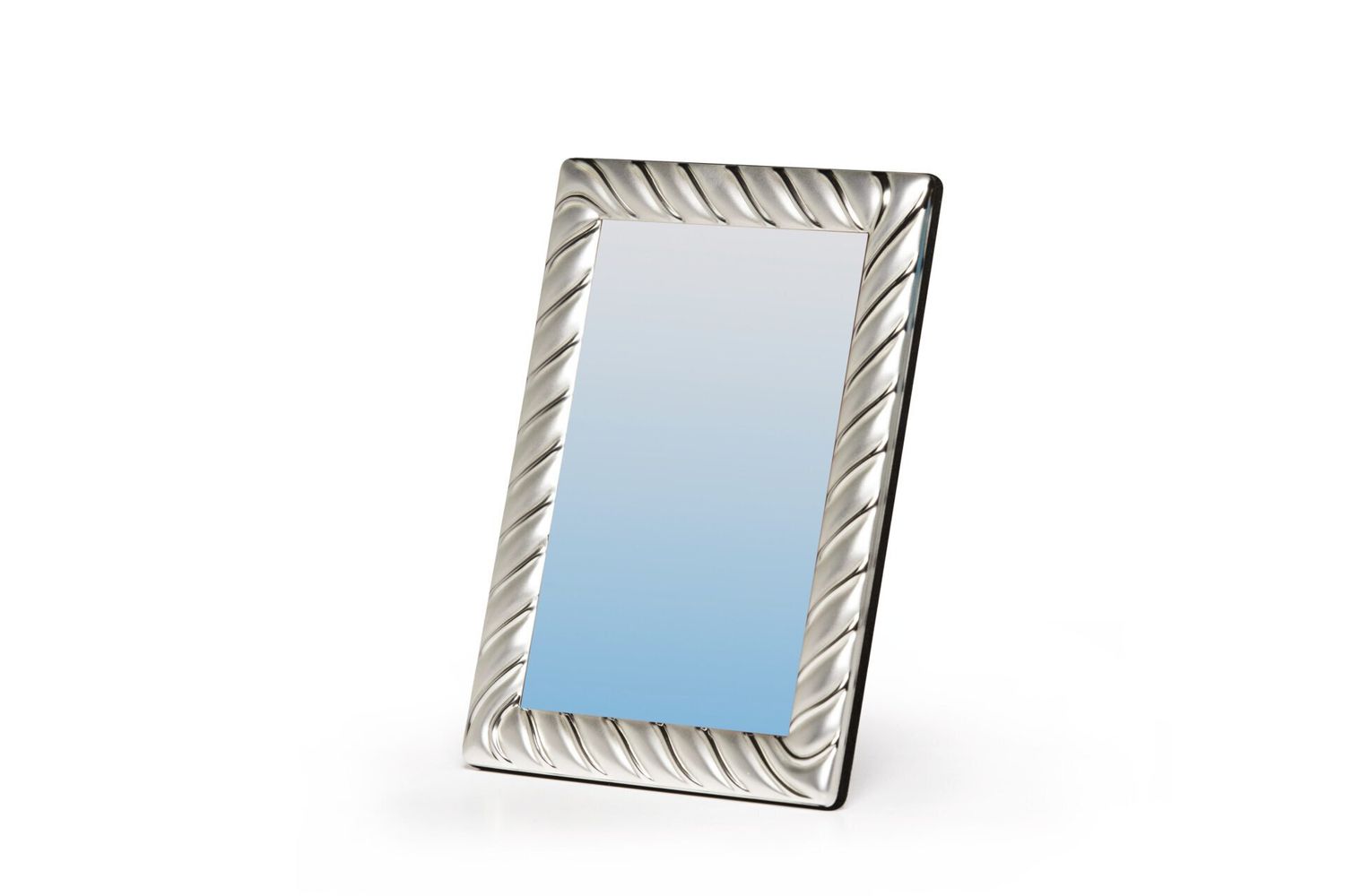 Cornice in silver plated spirale