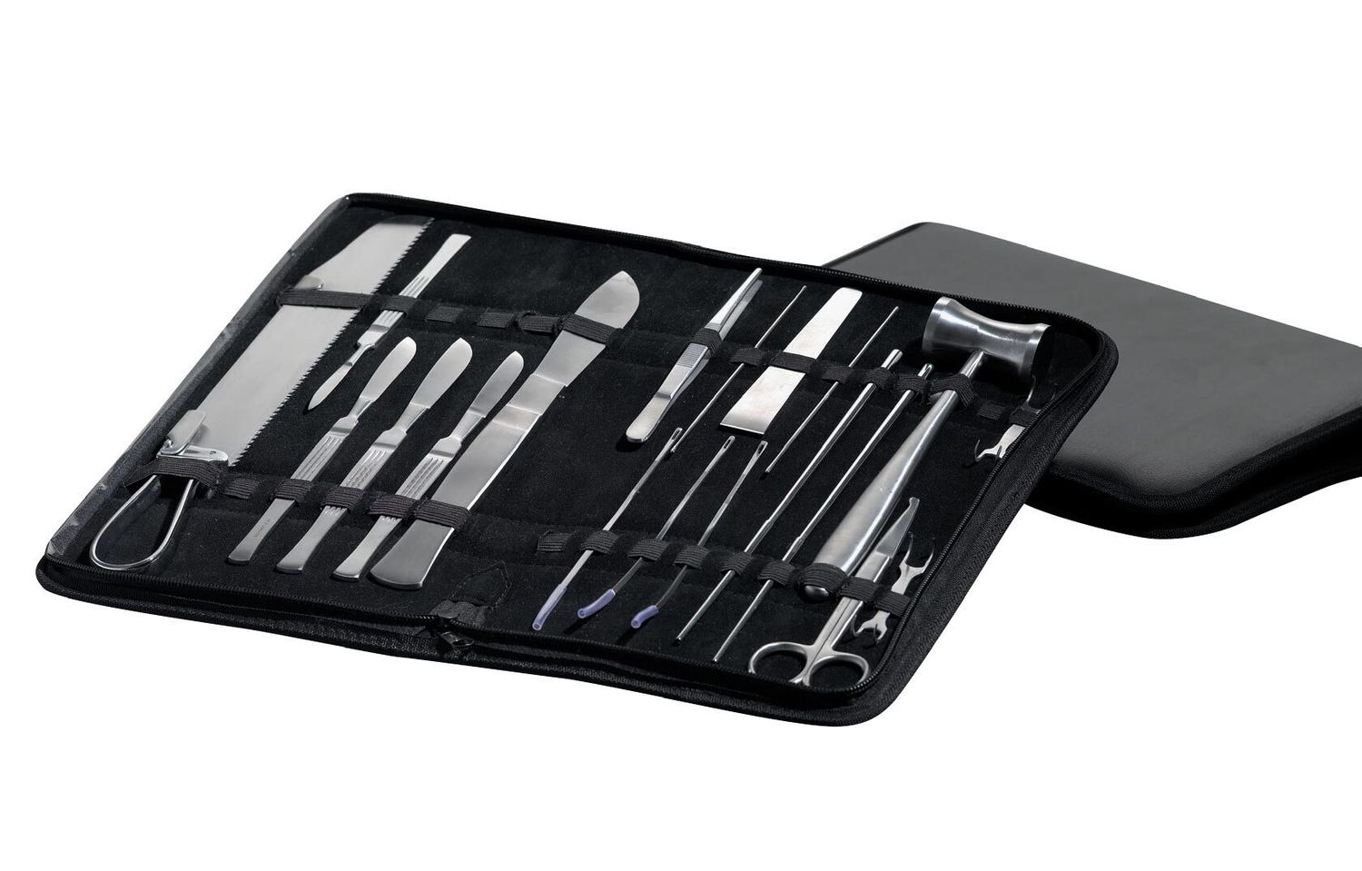 Custodia con strumenti per autopsia Custodia con strumenti per autopsia