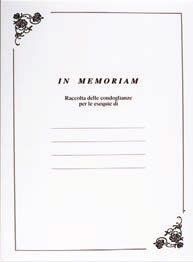 Fogli raccolta delle condoglianze