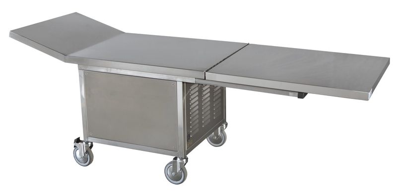 Lettino refrigerato per la temporanea conservazione della salma in esposizione Lettino refrigerato per la temporanea conservazione della salma in esposizione