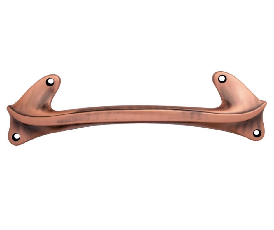 Maniglia di zama a ponte Rodi finitura rame anticato Maniglia di zama a ponte Rodi finitura rame anticato