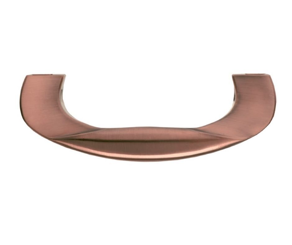 Maniglia in zama a mezzaluna Kappa finitura rame anticato Maniglia in zama a mezzaluna Kappa finitura rame anticato