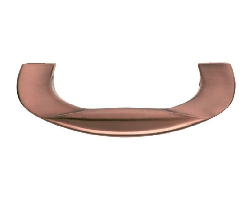 Maniglia in zama a mezzaluna Kappa finitura rame anticato Maniglia in zama a mezzaluna Kappa finitura rame anticato